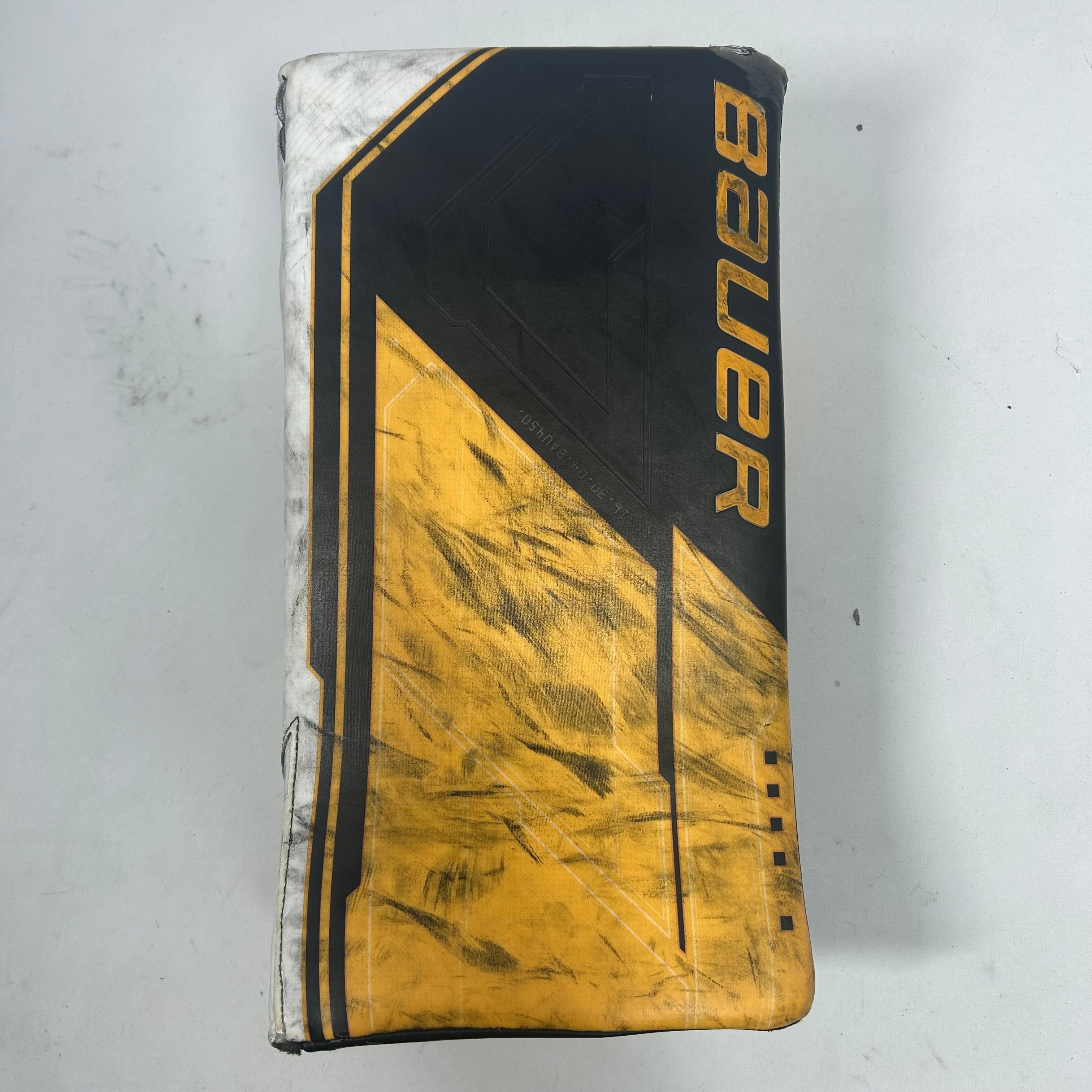 Bauer Supreme Mach - Bloqueur de gardien d'occasion (noir/blanc/jaune)